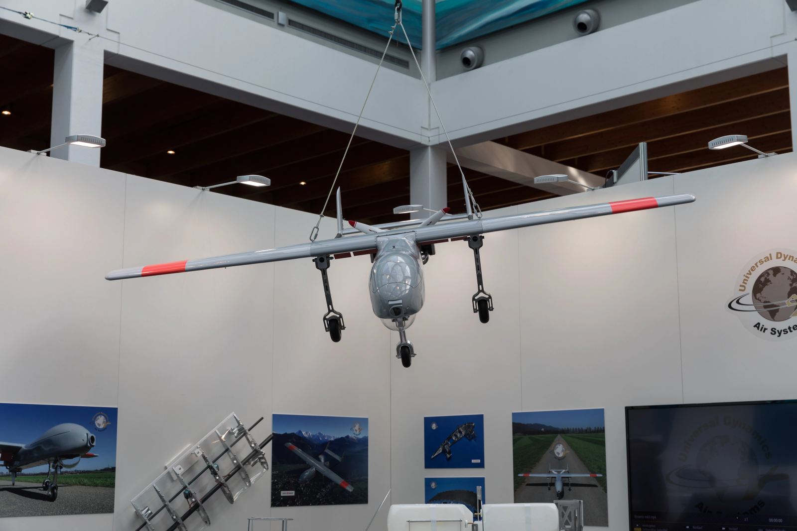 Advanced long-range fixed-wing autonomous unmanned aerial vehicle demonstrating composite aerodynamic design and electro-optical sensor integration