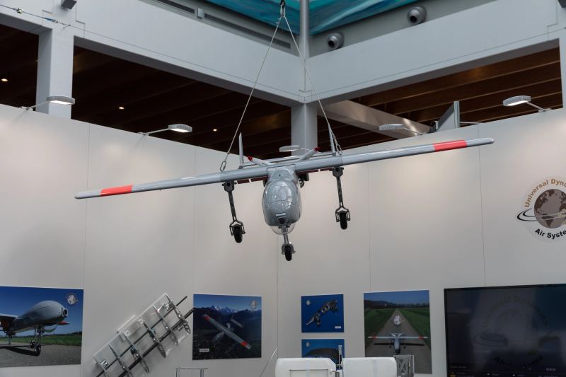 Advanced long-range fixed-wing autonomous unmanned aerial vehicle demonstrating composite aerodynamic design and electro-optical sensor integration