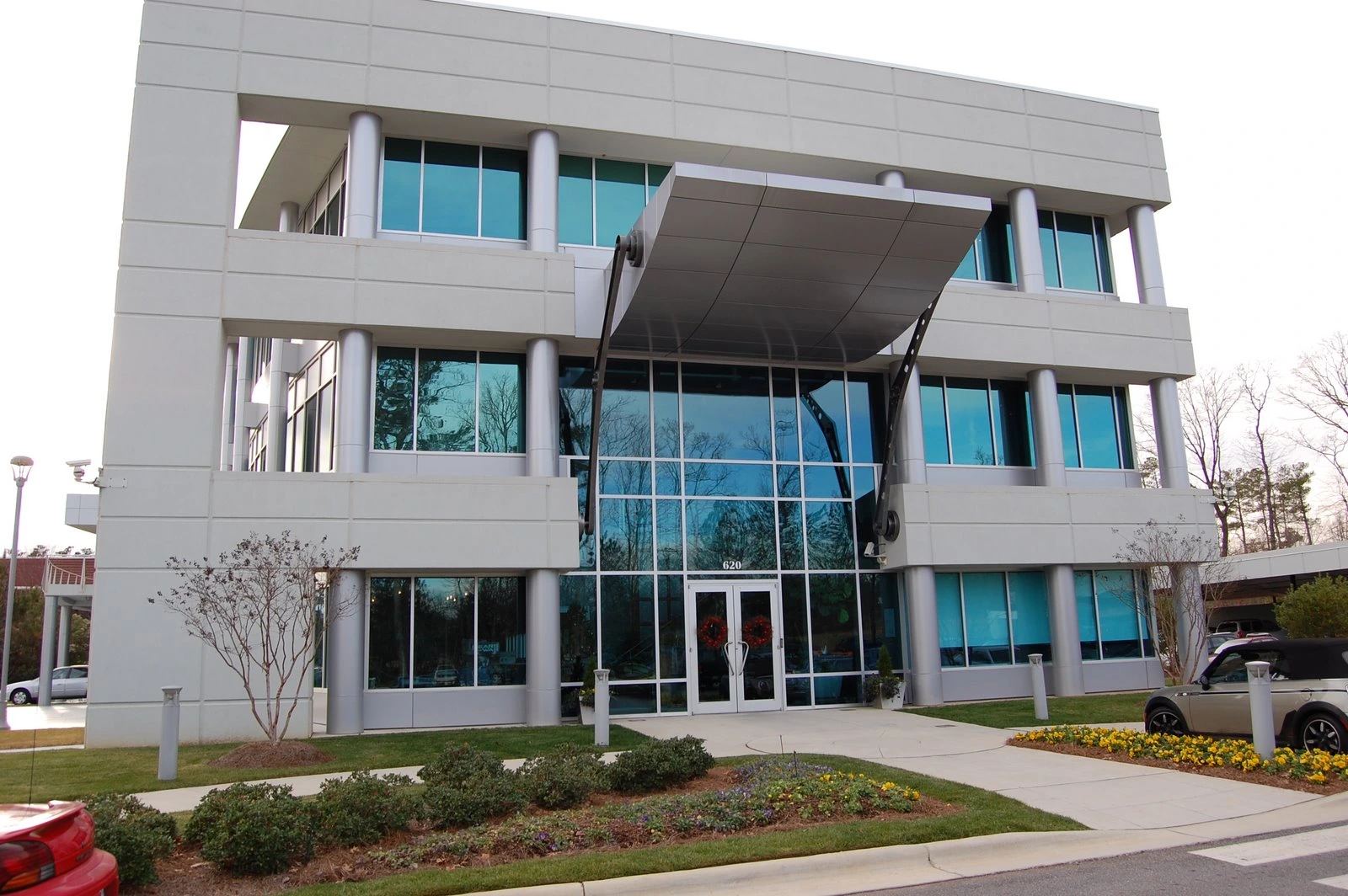 Epic Games global corporate headquarters building in Cary North Carolina directing Fortnite commercial operations