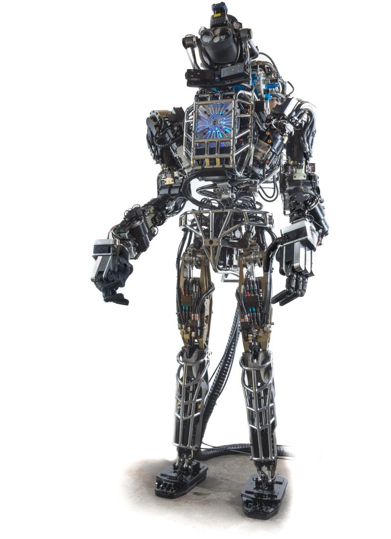 Boston Dynamics Atlas bipedal humanoid robot designed for autonomous dynamic movement and industrial physical labor
