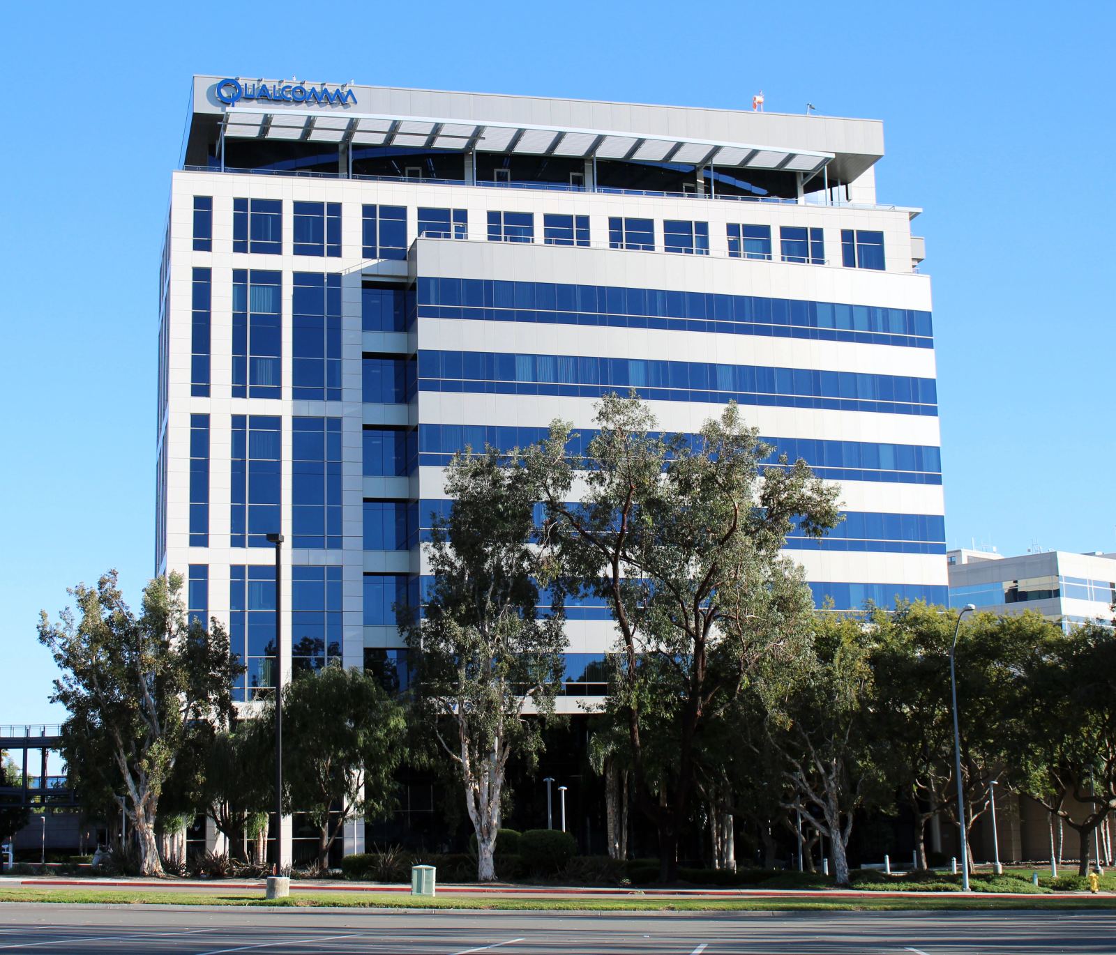 Qualcomm corporate campus in San Diego California directing acquisitions in physical artificial intelligence and robotics