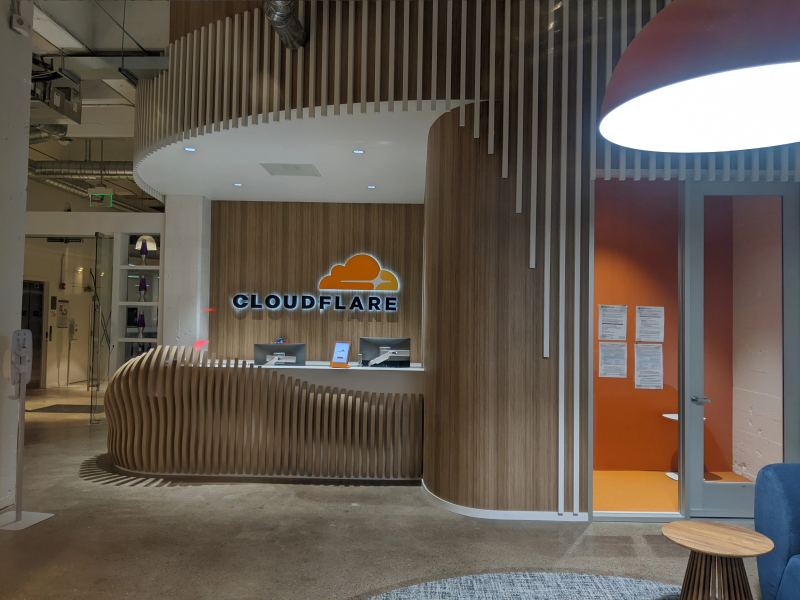 Cloudflare corporate engineering headquarters in San Francisco where global edge runtime networks are developed