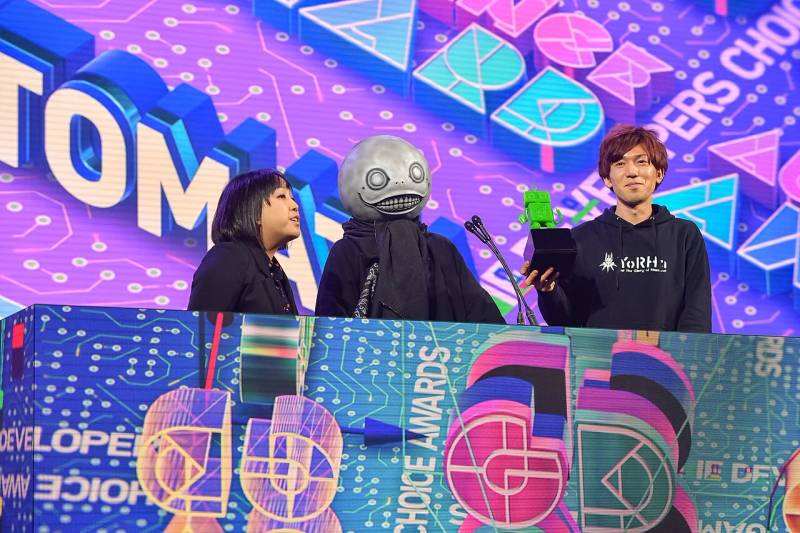 Game Developers Choice Awards-ის პრეზენტაცია, რომელიც ხაზს უსვამს ცნობილ ვიდეო თამაშების რეჟისორებს და ინტერაქტიულ ნარატიულ დიზაინს