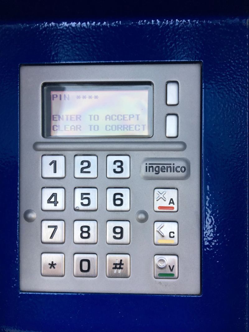 Electronic point-of-sale payment terminal processing contactless digital cards and merchant transactions