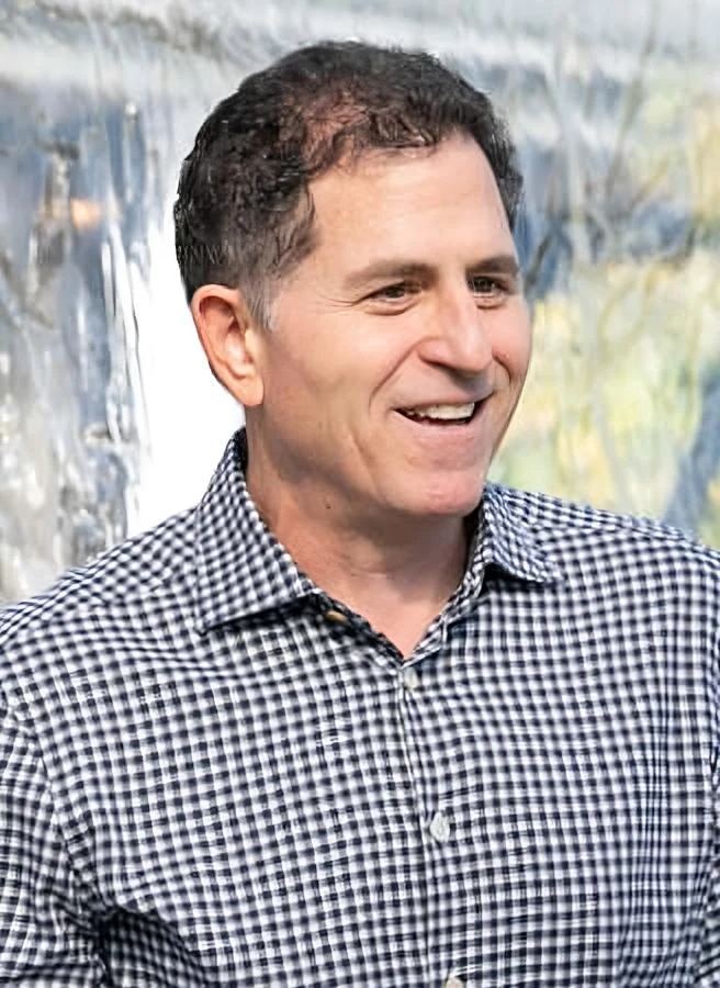 Michael Dell founder and CEO of Dell Technologies speaking on enterprise computing architecture.
