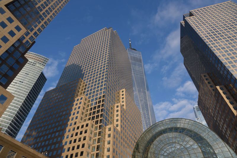 200 Vesey Street (American Express Tower) in Lower Manhattan, global corporate headquarters of American Express.