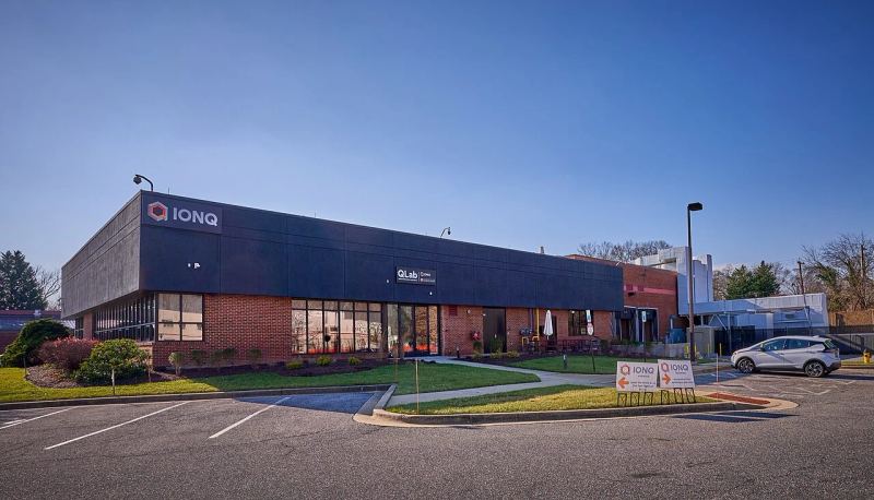 IonQ corporate and research headquarters in College Park, Maryland, housing trapped-ion quantum development laboratories.