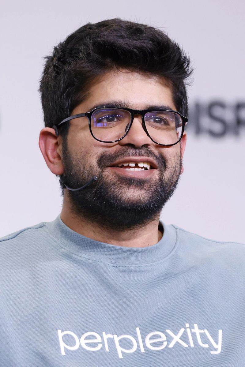 Aravind Srinivas, co-founder and chief executive officer of Perplexity AI, speaking on modern search architectures and foundation models.