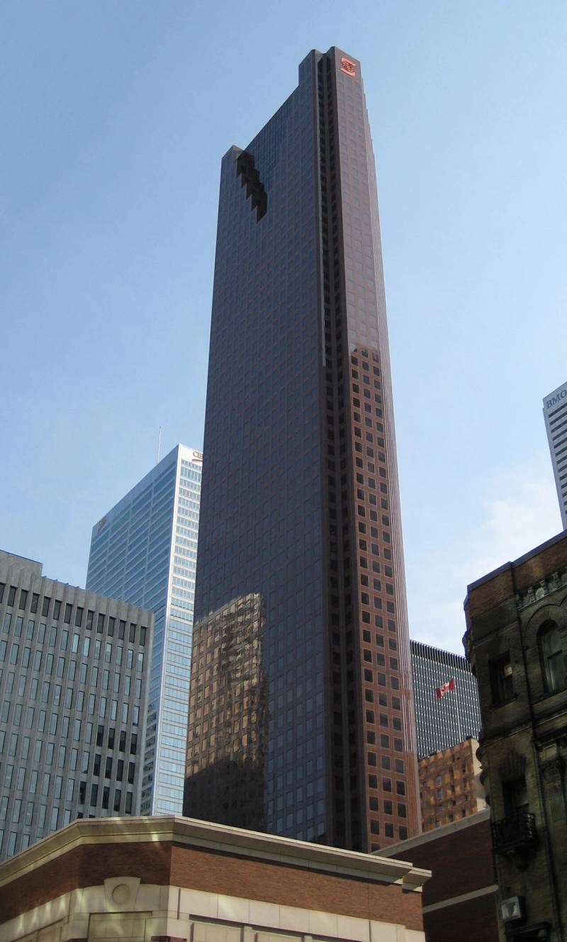 Scotia Plaza in Toronto, corporate headquarters of Scotiabank and its digital banking subsidiary Tangerine Bank.