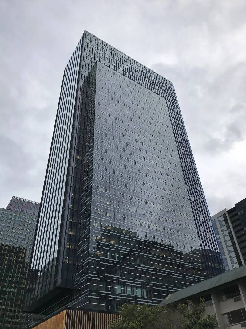 Amazon Day 1 Tower in Seattle, Washington, corporate headquarters of Amazon and Amazon Web Services software engineering teams.