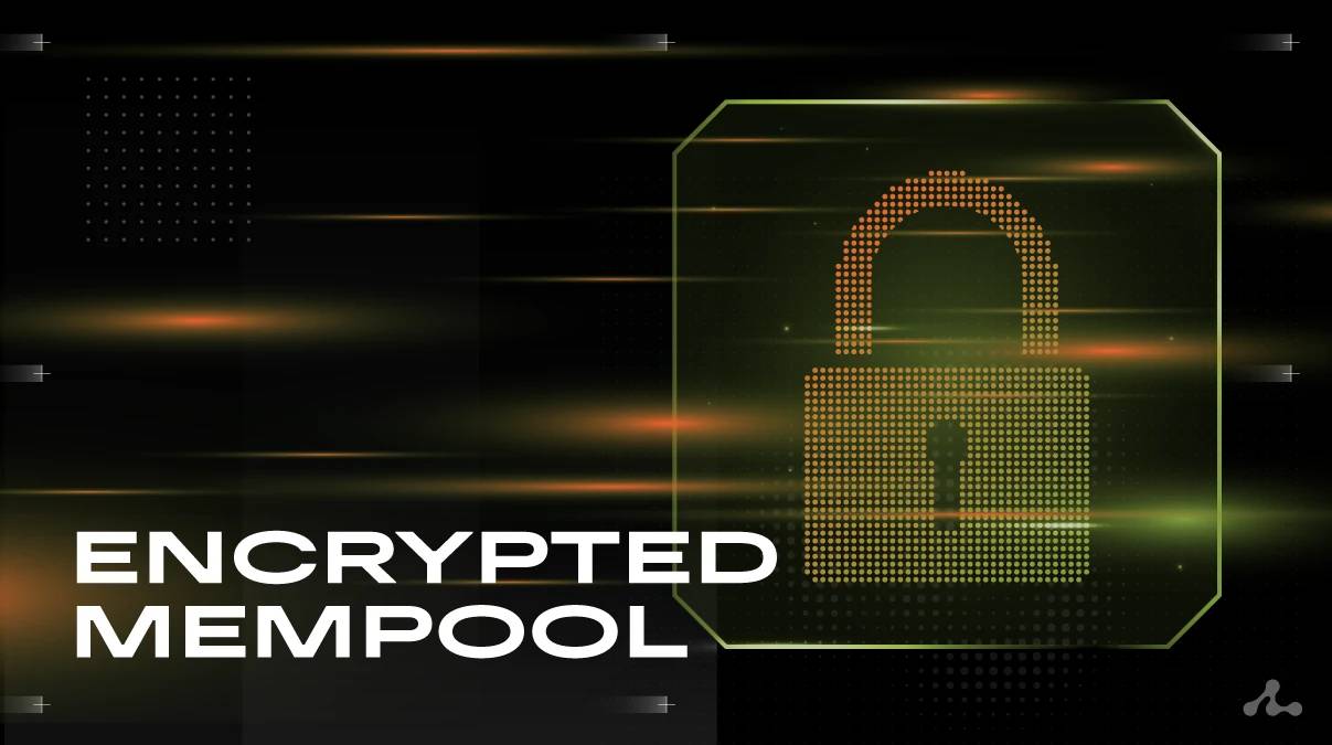 Aptos encrypted mempool announcement artwork