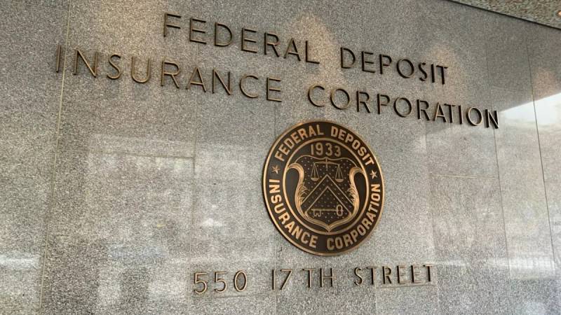 The Federal Deposit Insurance Corporation building in Washington where Upgrade filed its deposit insurance application.