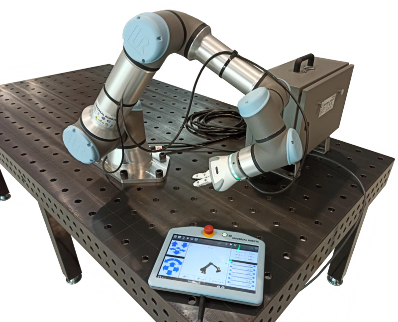 Robotic manipulator arm representing automated manufacturing systems deployed via the Industrial Intelligence Foundry.