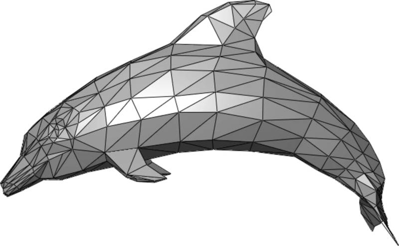 High-density polygonal surface mesh geometry utilized in modern real-time graphics pipelines and Nanite micro-geometry engines.