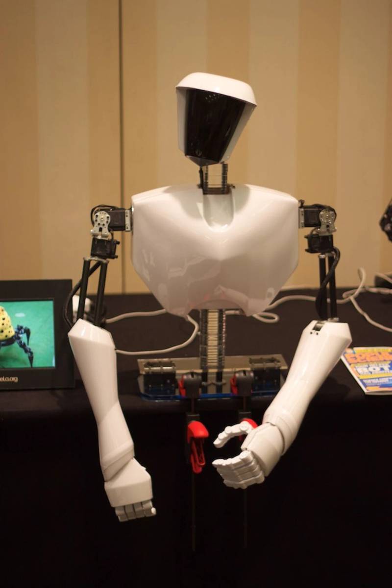 Full-body bipedal humanoid robotics platform demonstrating autonomous locomotion, articulated limb balance, and mechanical kinematic engineering.
