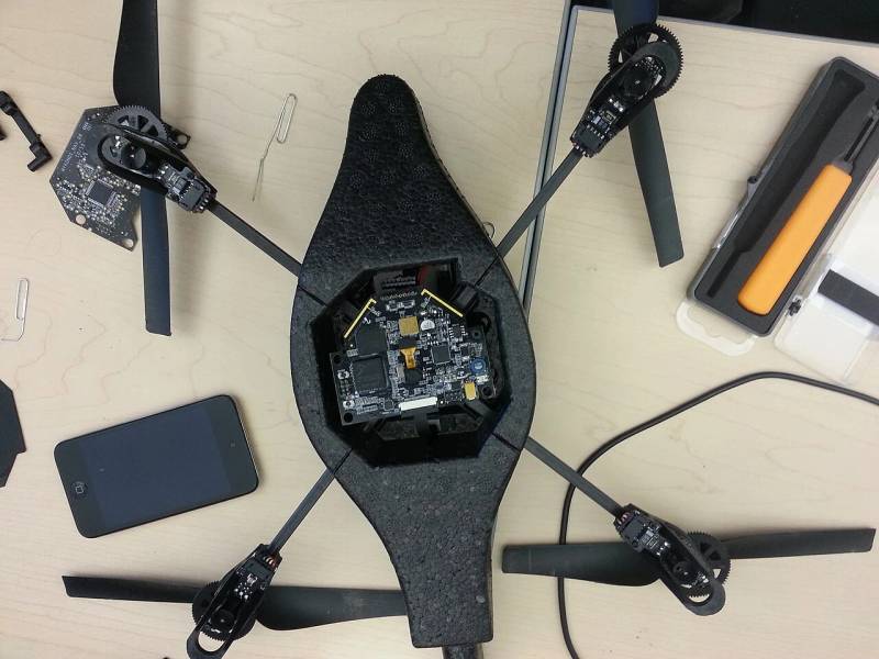 Commercial unmanned aerial vehicle airframe with autonomous navigation sensors designed for critical infrastructure surveillance.