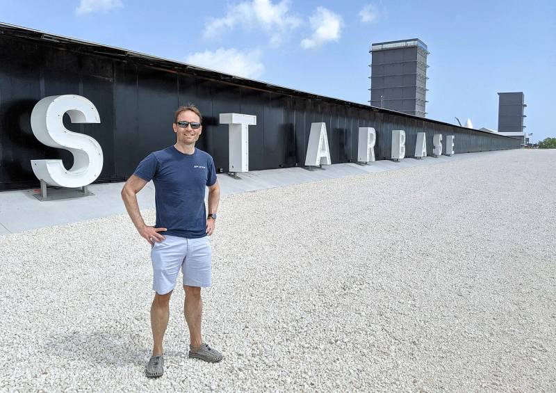 SpaceX Campus industrial Starbase en Boca Chica, Texas.