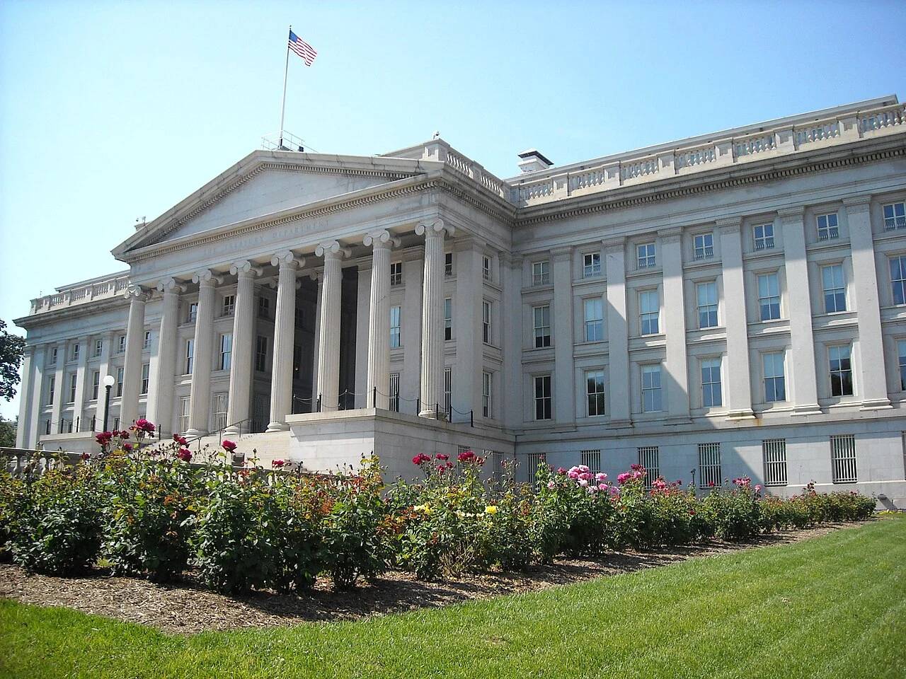 U.S. Department of the Treasury building in Washington, D.C.