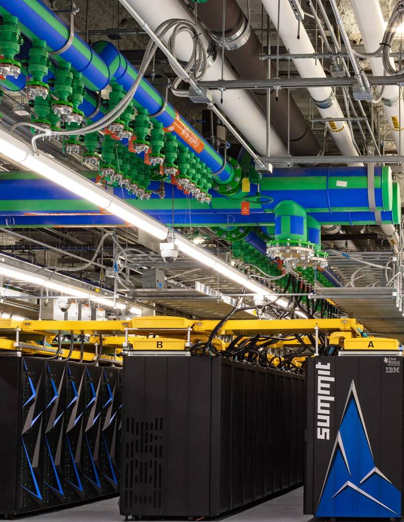 High-density GPU-accelerated supercomputer infrastructure representing enterprise datacenter architectures.