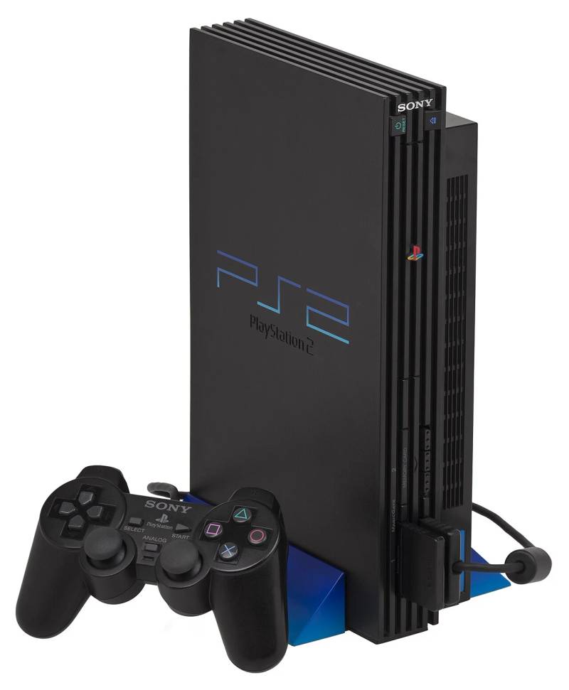 Classic home video game console hardware symbolizing the golden era of narrative AAA console and PC RPG development.