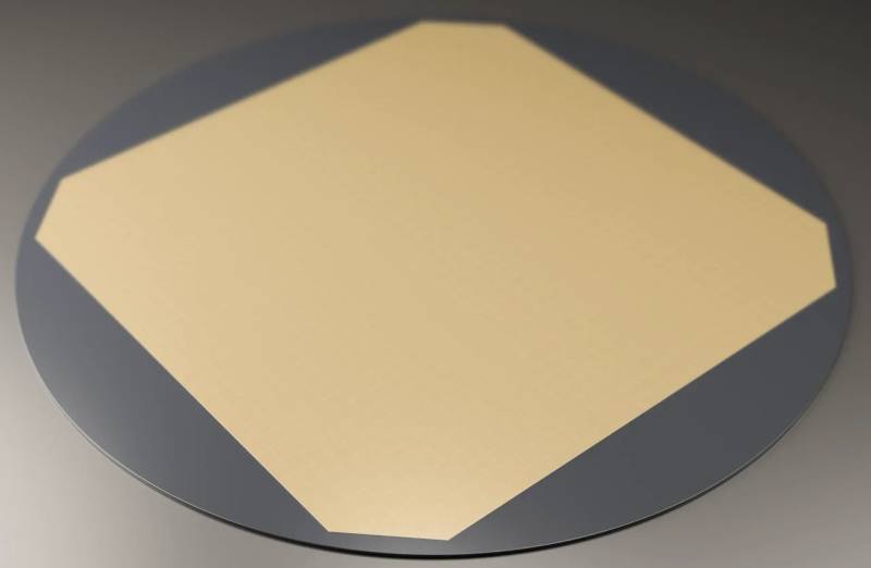Advanced silicon semiconductor fabrication wafer highlighting high-density transistor architectures powering next-generation server microprocessors.